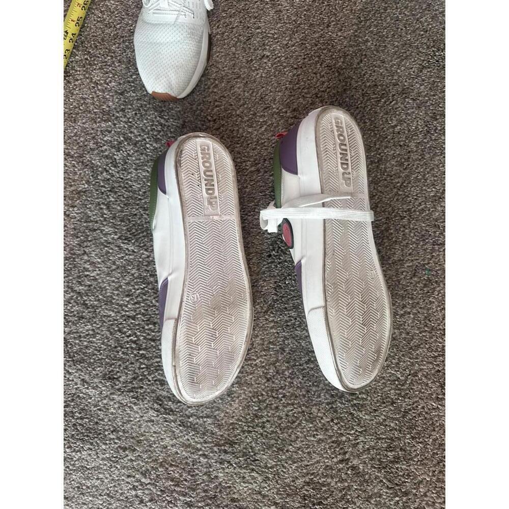 Buzz Lightyear Disney Shoes - White, Green, and Purple - Picture 4 of 5